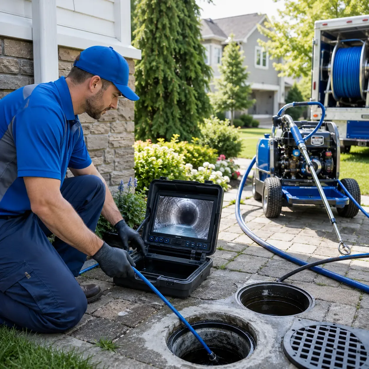 Outdoor drain cleaning professionals serving New York Mills, NY